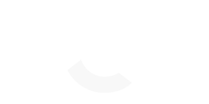 A white letter g on a black background.