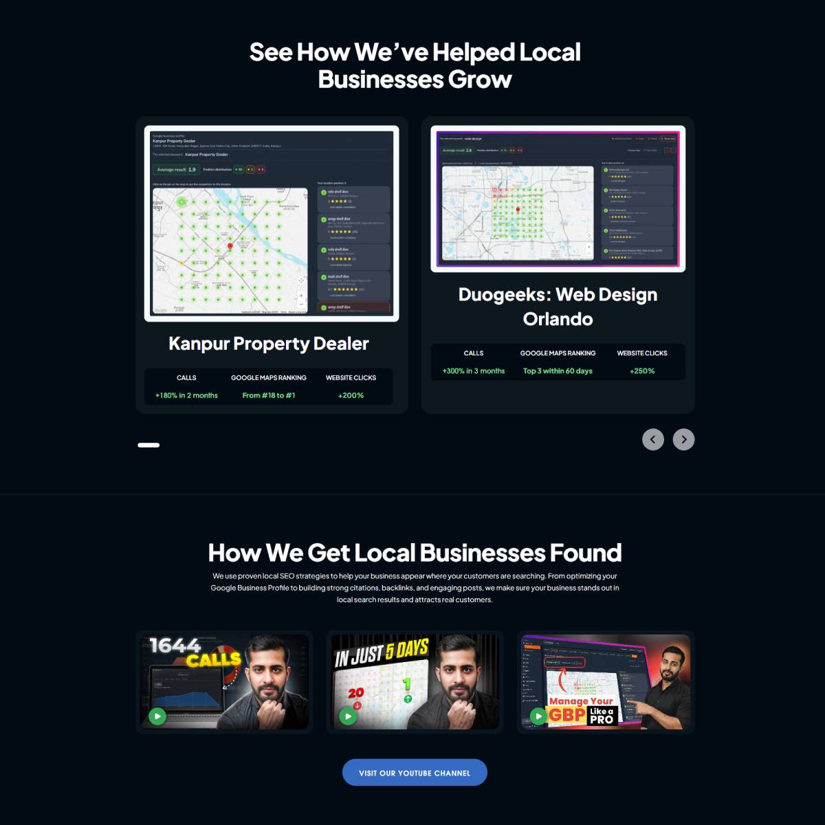 Google Business Profile Optimization Website Gallery Image