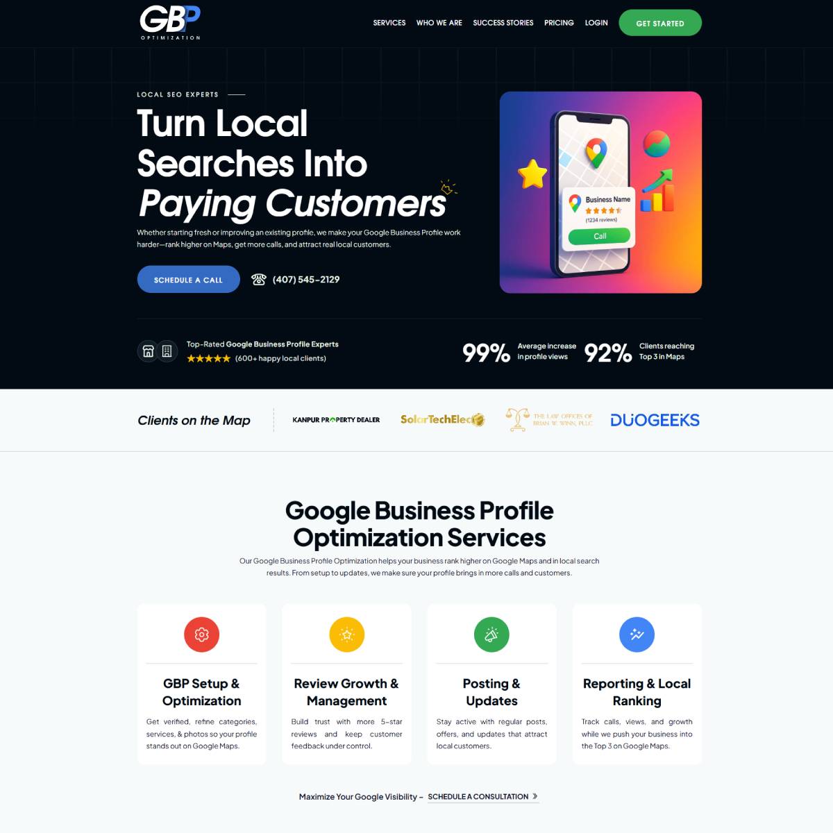 Google Business Profile Optimization Website Gallery Image