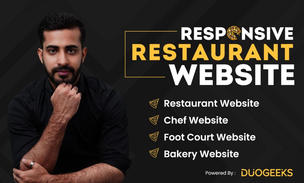 Responsive restaurant website.