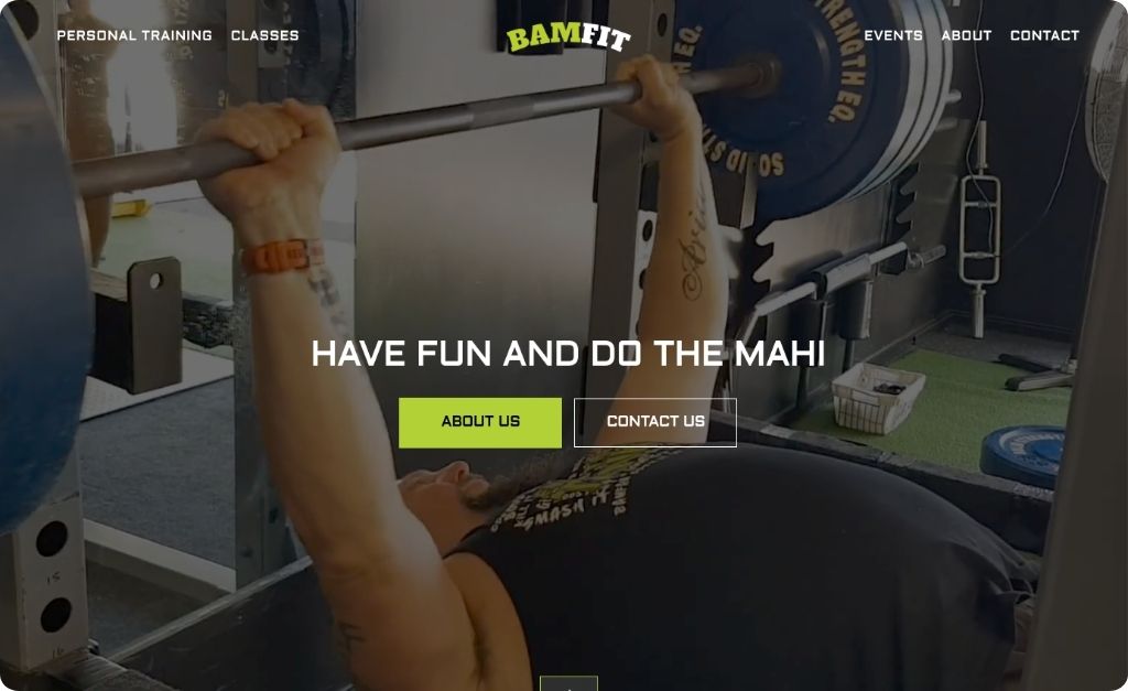 Bamfit.co.nz Hero Image