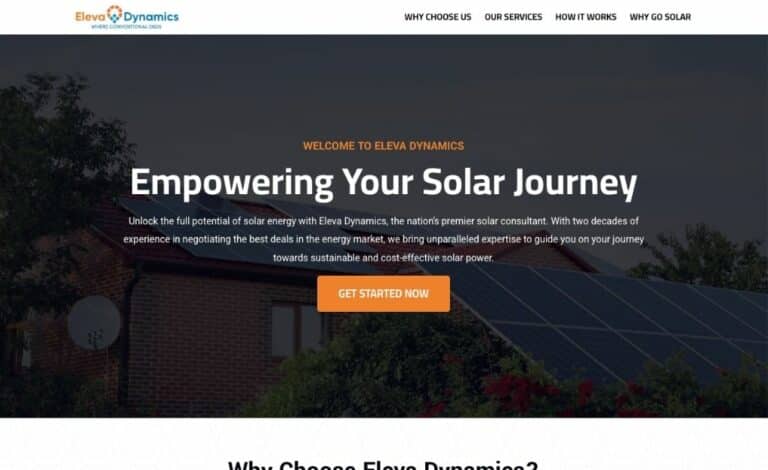 Eleva Dynamics Hero Section