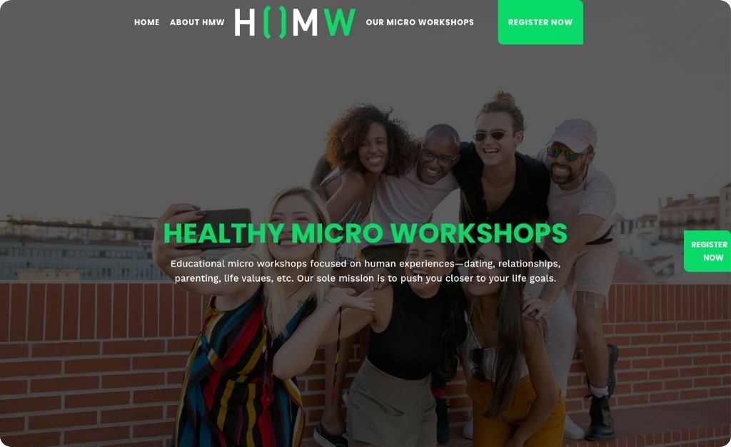 Healthymicroworkshops.com Hero Image